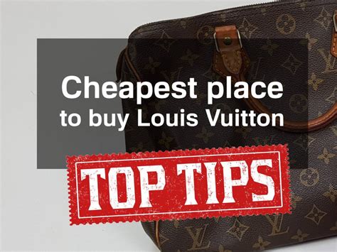 cheapest country to buy louis vuitton 2020|where to buy louis vuitton.